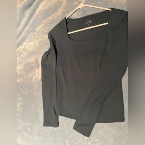 Trendy Queen Womens Long Sleeve Shirt With Square Neck
HAZEL BLUE